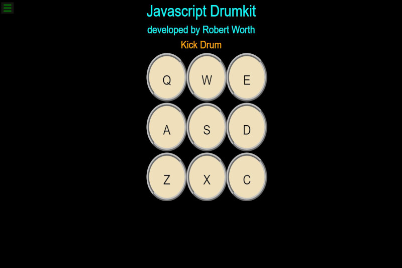 FCC Javascript Drumkit